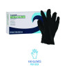 396 Series Disposable General-Purpose Nitrile Gloves, Powder-Free, Small, 4.4 Mil Thick, 9.5" Long, Black, 100/Box