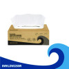 One-Ply Paper Wipers, 9.84 x 9.06, White, 125 Wipers/Box, 18 Boxes/Carton