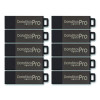 Datastick Pro Usb 2.0 Type A Flash Drive, 8 Gb, Gray, 10/Pack