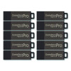 Datastick Pro Usb 2.0 Type A Flash Drive, 32 Gb, Gray, 10/Pack