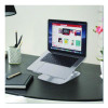 Adjustable Laptop Riser Stand, 10.62" x 9" x 1.5" To 5", Silver