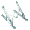 Portable Laptop Riser Stand, 11.85" x 2.5" To 5.5", Silver