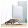 Portable Laptop Riser Stand, 11.85" x 2.5" To 5.5", Silver