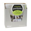 10-Pocket Poly Portfolio With Write-On Tabs, 8.5 X 11, Clear/Clear