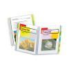 10-Pocket Poly Portfolio With Write-On Tabs, 8.5 X 11, Clear/Clear