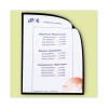 Magnetic Cubicle Keepers Display Holders, 9.2 x 11.69, Magnetic Mount, Clear, 2/Pack