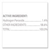 Hydrogen Peroxide Cleaner Disinfectant Wipes, 6.75 x 5.75, Unscented, 155 Wipes/Canister