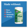 Cloroxpro Ecoclean Disinfecting Wipes, 1-Ply, 8 x 7, Unscented, White, 75 Count, 6/Carton