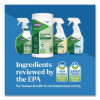 Cloroxpro Ecoclean Disinfecting Wipes, 1-Ply, 8 x 7, Unscented, White, 75 Count, 6/Carton
