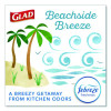 Odorshield Small Drawstring Trash Bags, 4 Gal, Beachside Breeze Scent, 0.5 Mil, 18" x 17", Blue, 80/Box
