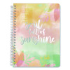 Silver Lining Hardcover Journal, Medium/College Rule, Randomly Assorted Cover Color, (100) 7.75 x 5.8 Sheets