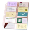 Poly Business Card Refill Pages, Clear, 20 Cards/Sheet, 10 Sheets/Pack
