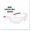 Hulk Hk1 Series Safety Glasses, Clear/Red Full Frame, Clear Dual Lens