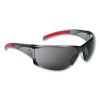 Hulk Hk1 Series Safety Glasses, Smoke/Red Full Frame, Gray Dual Lens
