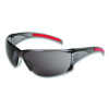 Hulk Hk1 Series Safety Glasses, Smoke/Red Full Frame, Gray Dual Lens