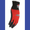 Ninja Bnf N96970 Gloves, 10" Long, Large, Black/Red, 12 Pairs