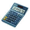 Ms80B 8-Digit Battery And Solar Basic Calculator, Lcd, Navy Blue
