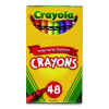 Classic Color Crayons, Classic Flip-Top Box With Tiered Sleeves, Regular Size, 0.31" x 3.63", 48 Assorted Colors, 48/Box