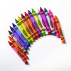 16-Color Triangular Crayons, Regular Size, 0.75" x 4", 16 Assorted Colors, 16/Box
