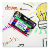 Take Note Dry Erase Markers, Chisel Tip, Assorted Colors, 4/Set