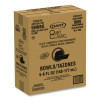 Quiet Classic Laminated Foam Dinnerware, Bowl, 5 Oz, Black, 125/Sleeve, 8 Sleeves/Carton