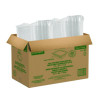 Clearpac Safeseal Rpet Tamper-Resistant/Evident Containers, Embossed Bottom, 24 Oz, 6.37 x 7.15 x 1.86, Clear, 200/Carton