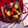Clearpac Safeseal Rpet Tamper-Resistant/Evident Containers, Embossed Bottom, 32 Oz, 6.37 x 7.15 x 2.58, Clear, 200/Carton