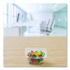 Clearpac Safeseal Tamper-Resistant, Tamper-Evident Containers, 3.72 x 4.2 x 1.97, Clear, Plastic, 400/Carton