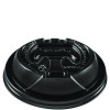 Optima Reclosable Lids For Hot Paper Cups, Fits 12 Oz To 24 Oz Hot Cups, Plastic, Black, 1,200/Carton