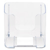 Docuholder For Countertop/Wall-Mount, Leaflet Size, 4.37w X 3.25d X 3.87h, Clear