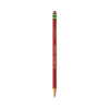 Erasable Colored Pencils, 2.6 Mm, 2B, Carmine Red Lead, Carmine Red Barrel, 12/Pack