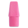 Wedge Cap Erasers, For Pencil Marks, Pink, 144/Box