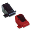 R14772 Compatible Ink Rollers, Black/Red, 2/Pack