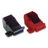 R14772 Compatible Ink Rollers, Black/Red, 2/Pack