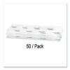 Easymop Microfiber Dust Mop Pads, 16 x 5.3, White, 50/Pack