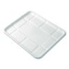 Meat And Produce Food Trays, 10.52 x 8.5 x 0.5, White, Sugarcane Fiber, 300/Carton