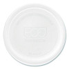 Compostable Clear Pla Plastic Portion Cup Lids, Fits 2 Oz To 4 Oz Portion Cups, Clear, 2,000/Carton