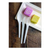 Plantware Cpla Cutlery, Fork, White, 1,000/Carton