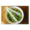 Plantware Cpla Cutlery, Individually Wrapped, Fork, Plastic, White, 1,000/Carton