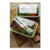 Plantware Cpla Cutlery, Individually Wrapped, Fork, Plastic, White, 1,000/Carton