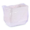 Worldview Vanguard Rectangular Container, 32 Oz, 4.71 x 7.01 x 1.04, White, Sugarcane Fiber, 400/Carton