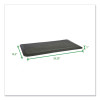Anti-Fatigue Mat, Rectangular, Black Textured Surface, 35.25" x 19.5"