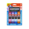 Glitter Glue Sticks, 0.21 Oz, Applies Assorted Colors, Dries Clear Glitter, 4/Pack