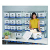 R-Kive Heavy-Duty Storage Boxes, Letter/Legal Files, 10 x 15 x 12, White/Blue, 20/Bundle