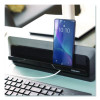 Breyta Monitor Stand, 13.94" x 11.97" x 3.23" To 5.9", Black, Supports 33 Lb