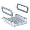 Breyta Monitor Stand, 13.94" x 11.97" x 3.23" To 5.9", White, Supports 33 Lb