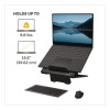 Breyta Laptop Stand, 9.25" x 10.55" x 0.55" To 8", Black, Supports Up To 8.8 Lbs