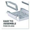 Breyta Monitor Stand, 13.94" x 11.97" x 3.25" To 6", White, Supports 33 Lbs