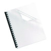 Crystals Transparent Presentation Covers For Binding Systems, Plastic, Square Corners, 11 x 8.5, Gloss Clear, 25/Pack
