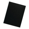Expressions Linen Texture Presentation Covers For Binding Systems, Paper, Square Corners, 11" x 8.5", Black, 200/Pack